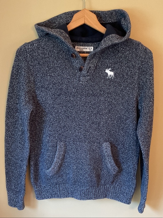 Abercrombie & Fitch Other - Abercrombie Kids Navy Marled Hooded Sweater